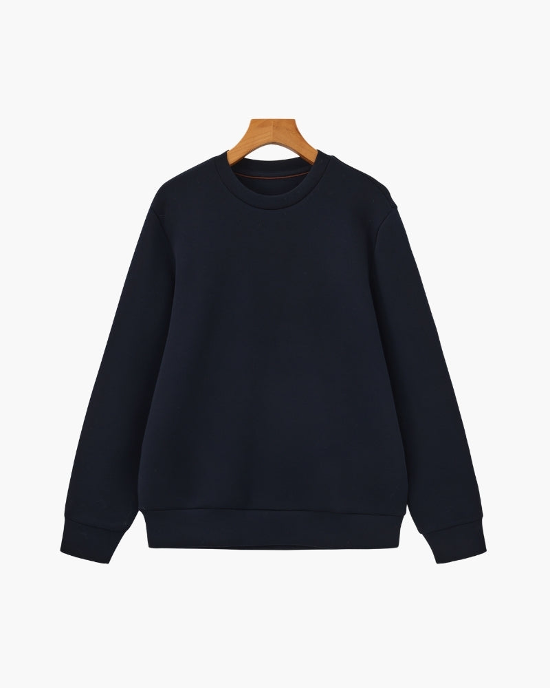 Klassisches Modal-Mix Sweatshirt