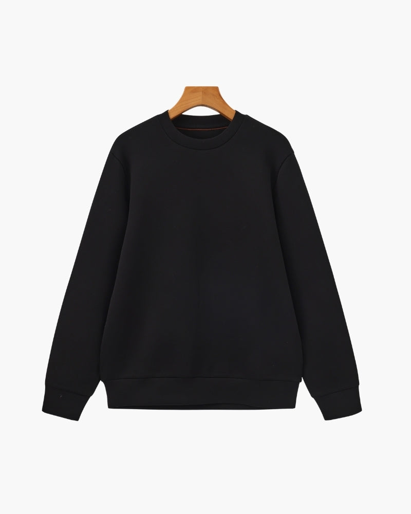 Klassisches Modal-Mix Sweatshirt