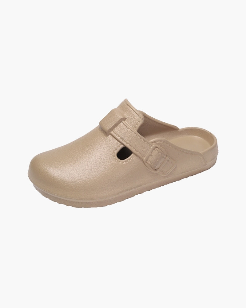 Klassische wasserdichte Buckle Clogs