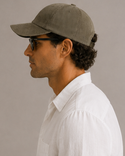 Klassische Cord-Cap