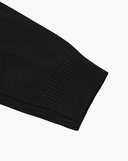 Gerippter Mock-Neck Pullover