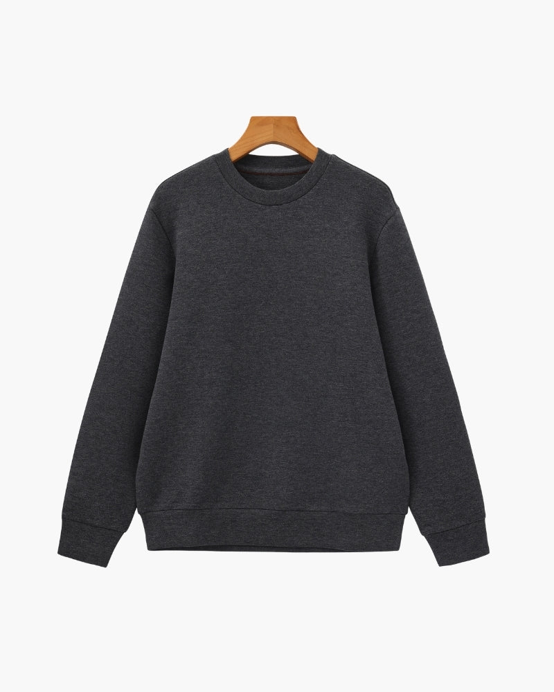 Klassisches Modal-Mix Sweatshirt