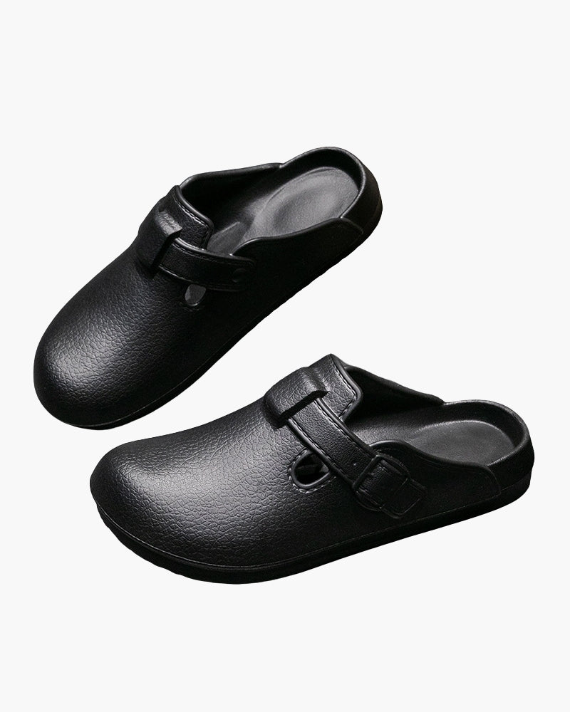 Klassische wasserdichte Buckle Clogs