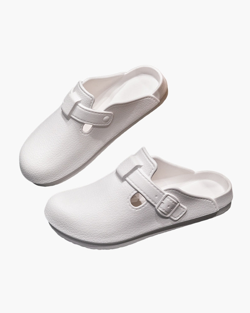 Klassische wasserdichte Buckle Clogs